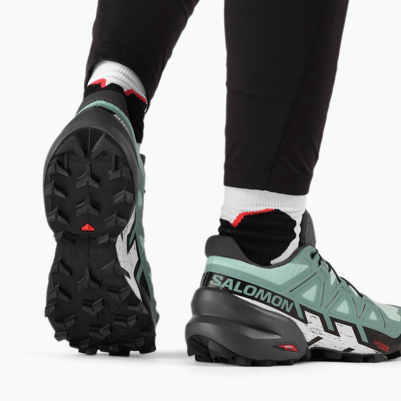 Salomon Speedrcross 6 zöld női futócipő L41743100 4