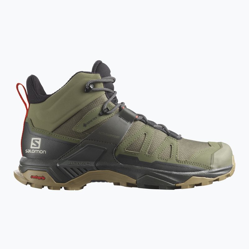 Férfi trekking cipő Salomon X Ultra 4 MID GTX deep lichen green/peat/kelp 9