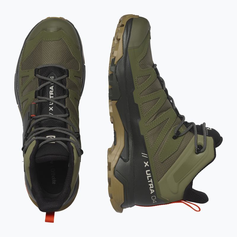Férfi trekking cipő Salomon X Ultra 4 MID GTX deep lichen green/peat/kelp 13