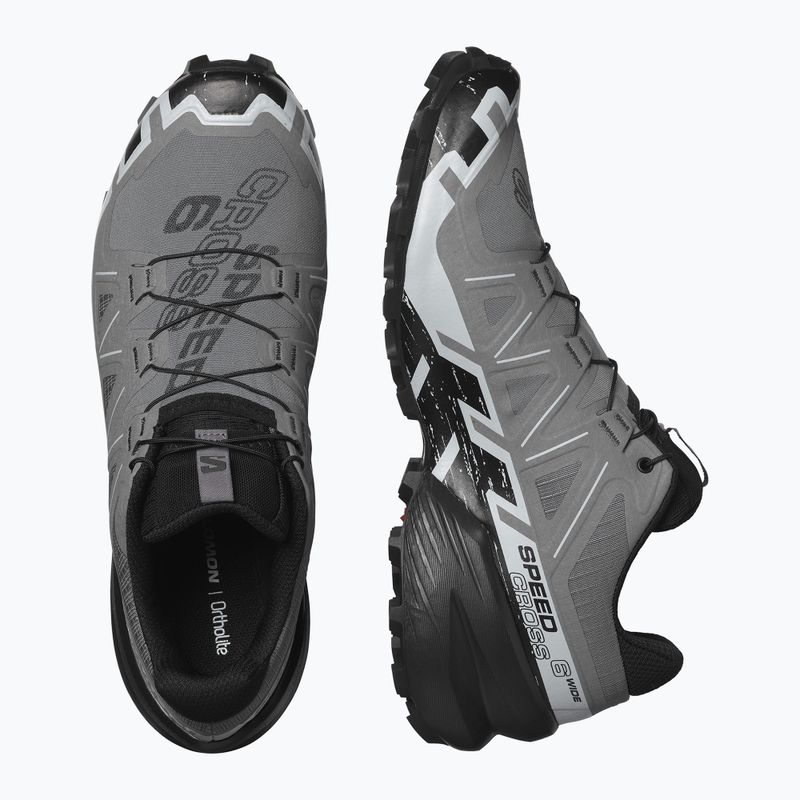 Férfi futócipő Salomon Speedcross 6 Wide quiet shade/fekete/pearl blue 6
