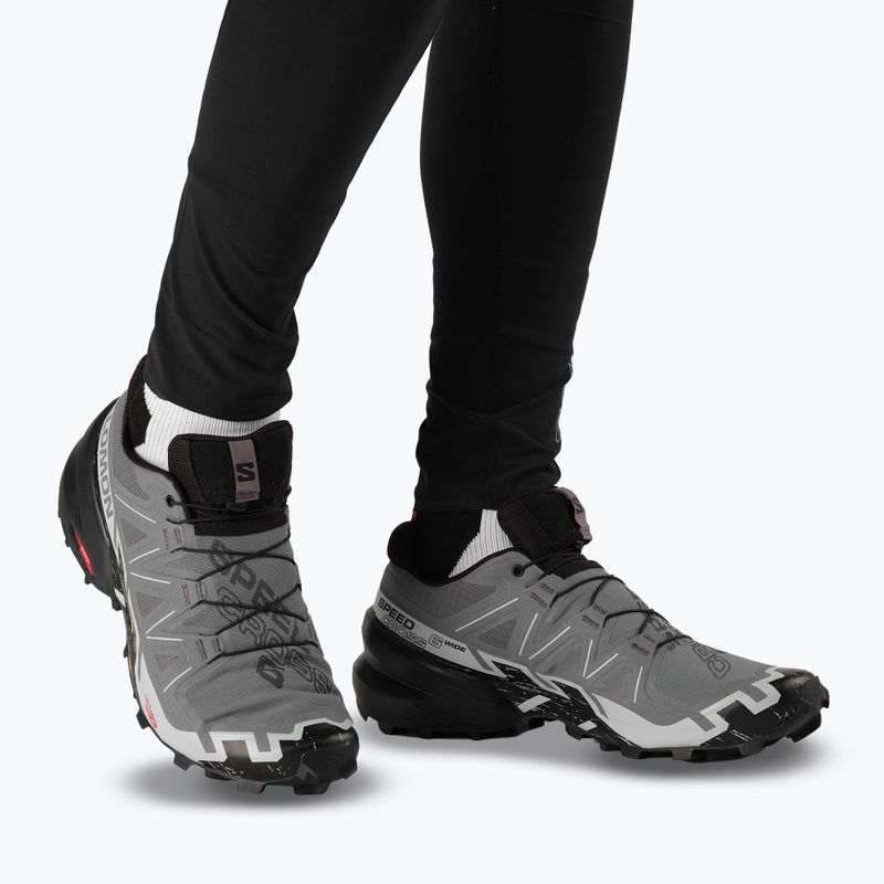 Férfi futócipő Salomon Speedcross 6 Wide quiet shade/fekete/pearl blue 7