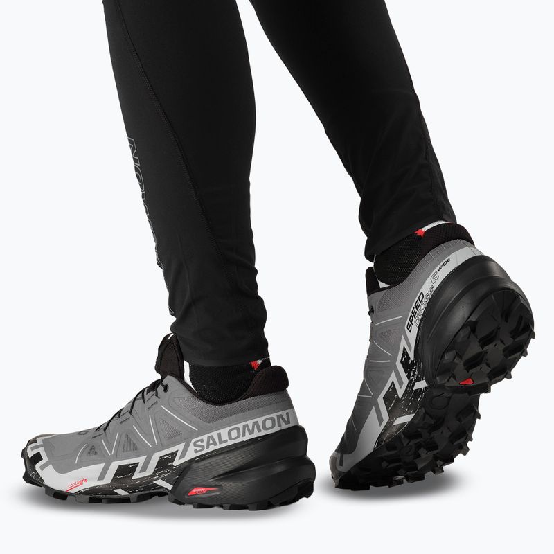 Férfi futócipő Salomon Speedcross 6 Wide quiet shade/fekete/pearl blue 8