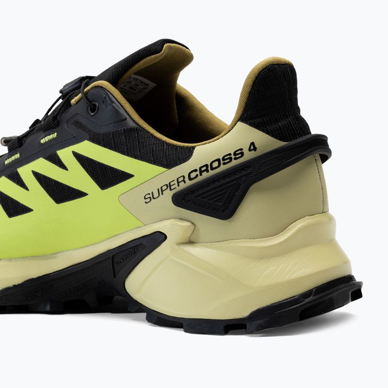 Salomon Supercross 4 GTX fekete-zöld férfi futócipő L41731700 11