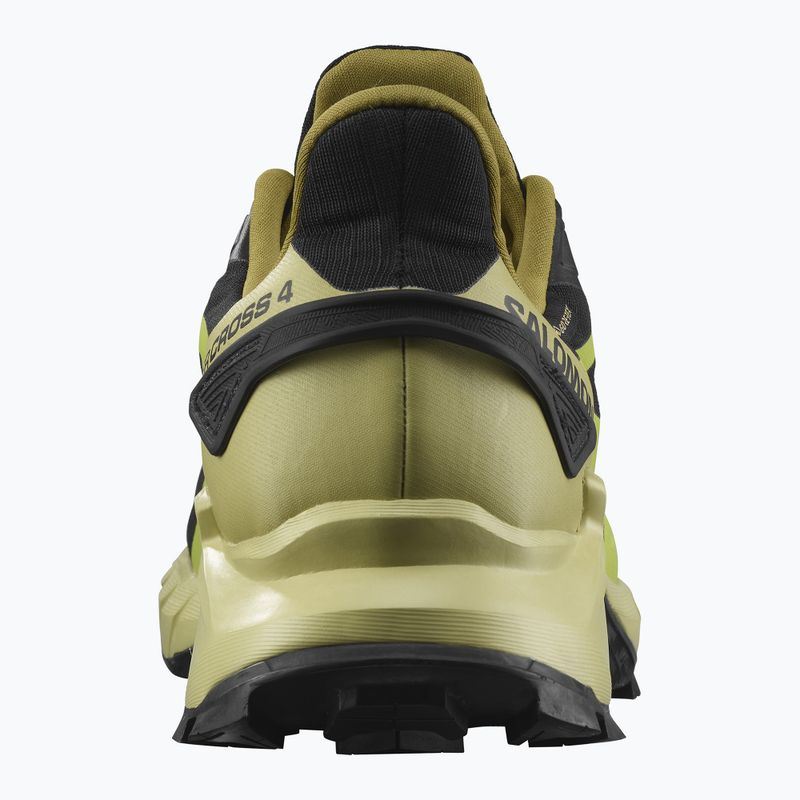 Salomon Supercross 4 GTX fekete-zöld férfi futócipő L41731700 9