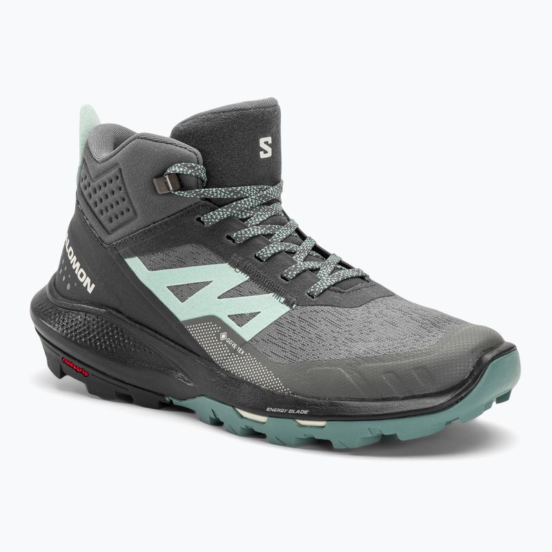 Salomon Outpulse Mid GTX női túrabakancs ébenfa/qush/ebony