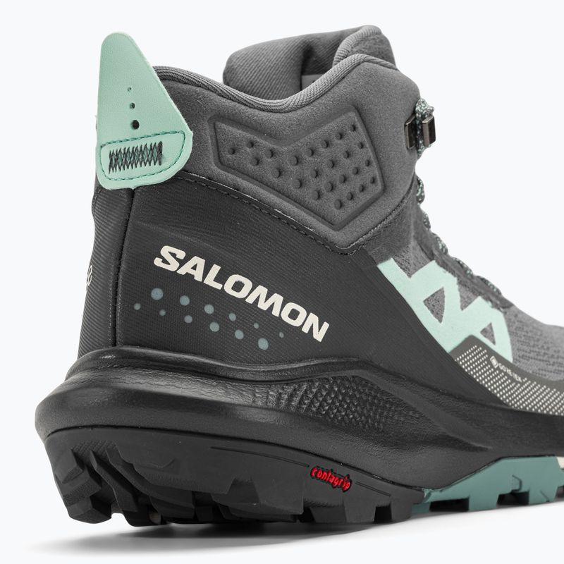 Salomon Outpulse Mid GTX női túrabakancs ébenfa/qush/ebony 9