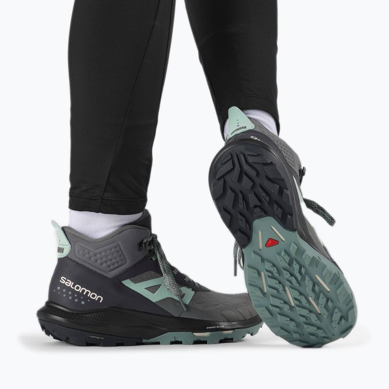 Salomon Outpulse Mid GTX női túrabakancs ébenfa/qush/ebony 17