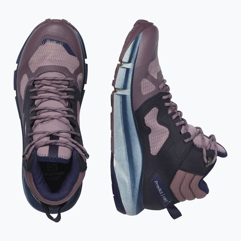 Salomon Predict Hike Mid GTX női túrabakancs lila L41737000 15