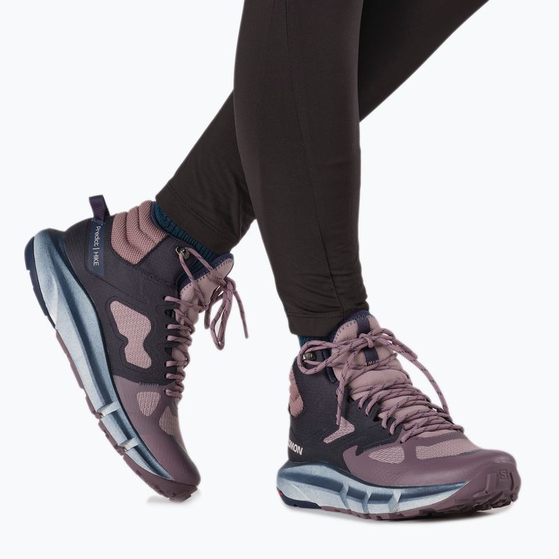 Salomon Predict Hike Mid GTX női túrabakancs lila L41737000 17