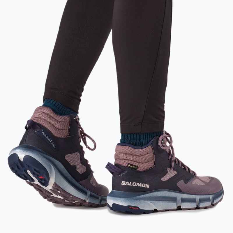 Salomon Predict Hike Mid GTX női túrabakancs lila L41737000 18