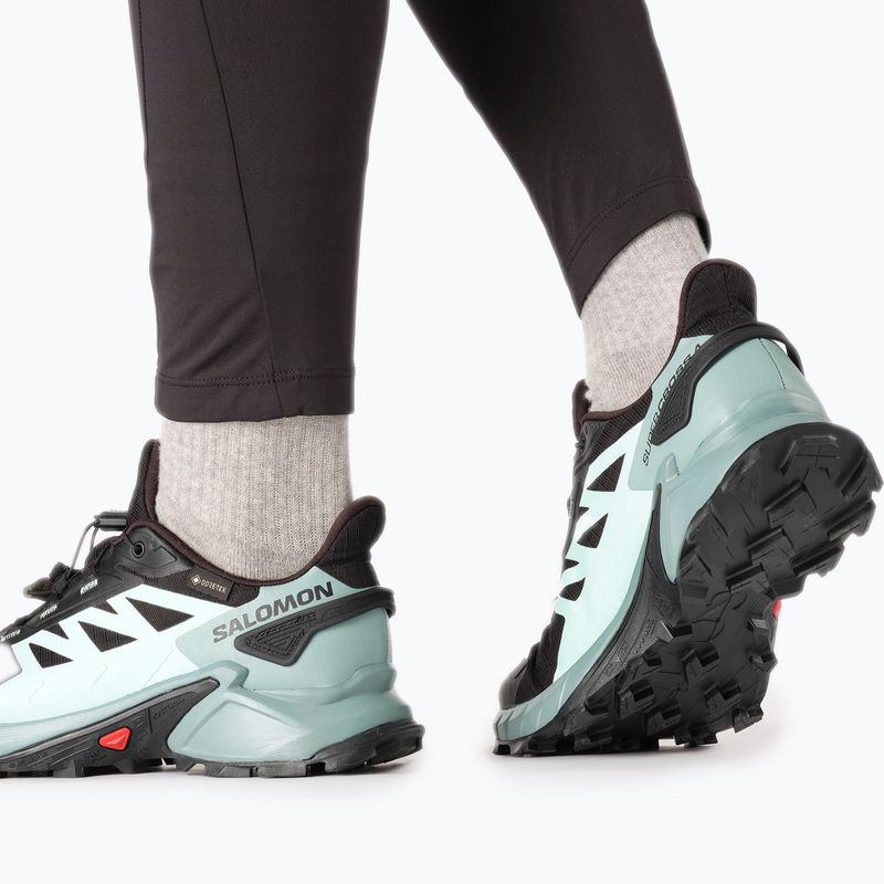 Salomon Supercross 4 GTX fekete-kék női futócipő L41735500 19