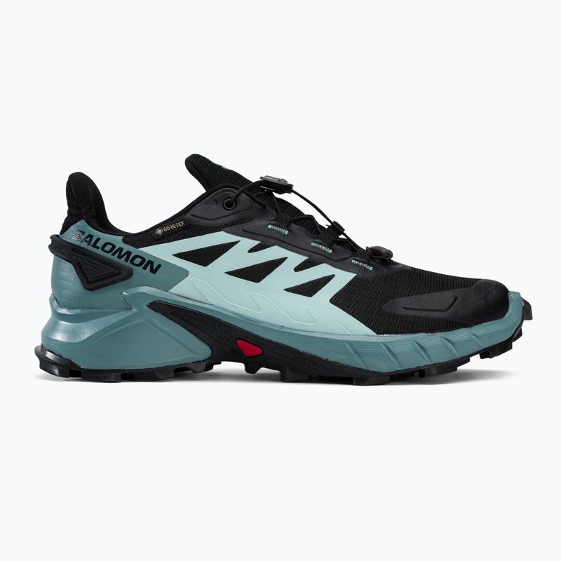 Salomon Supercross 4 GTX fekete-kék női futócipő L41735500 2