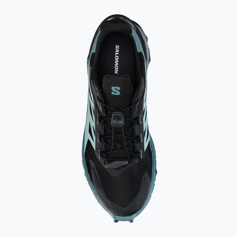 Salomon Supercross 4 GTX fekete-kék női futócipő L41735500 6