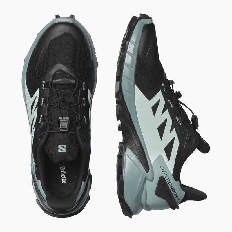 Salomon Supercross 4 GTX fekete-kék női futócipő L41735500 16