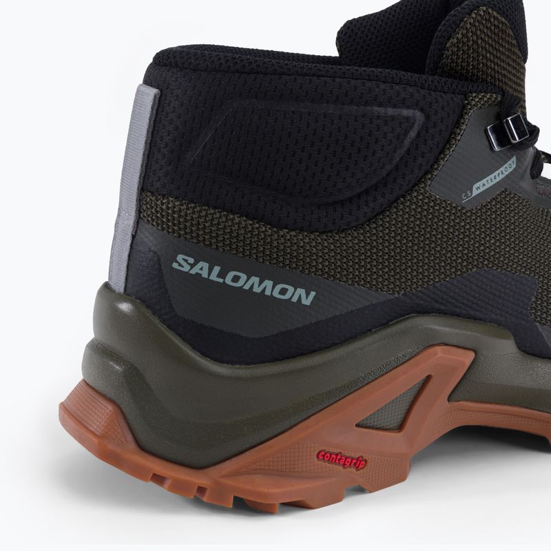 Salomon X Reveal Chukka CSWP 2 zöld férfi túracipő L41763000 7