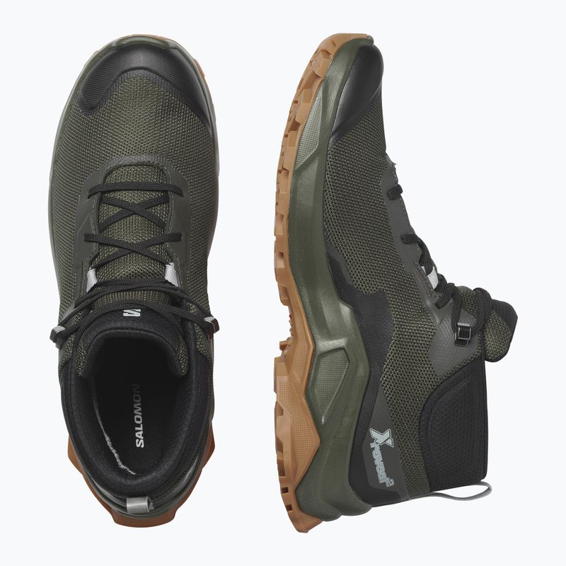 Salomon X Reveal Chukka CSWP 2 zöld férfi túracipő L41763000 13