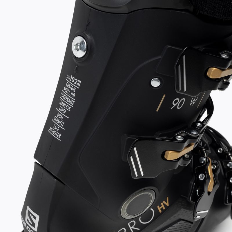 Női síbakancs Salomon S Pro HV 90 W GW fekete L47102500 8