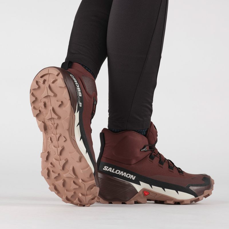 Női túracipő Salomon Cross Hike MID GTX 2 bitter chocolate/ mocha mousse 11