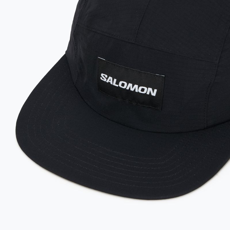 Női Salomon Bonatti WP 5 Panel baseballsapka mély fekete 3