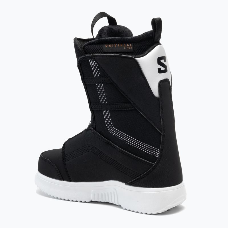 Gyermek snowboard csizma Salomon Project Boa fekete L41681700 2