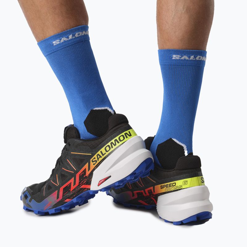 Férfi futócipő Salomon Speedcross 6 GTX fekete/surf the web/biztonsági sárga 5