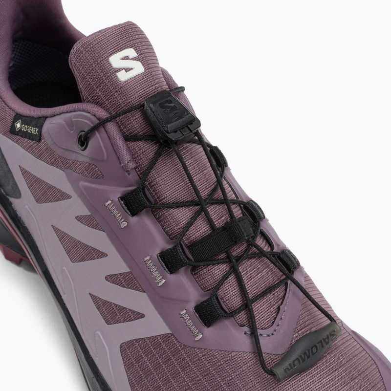 Salomon Supercross 4 GTX lila női futócipő L47119900 9