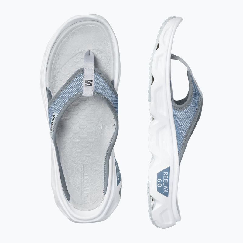 Férfi papucs Salomon Reelax Break 6.0 blue ashes/white/pearl blue 5