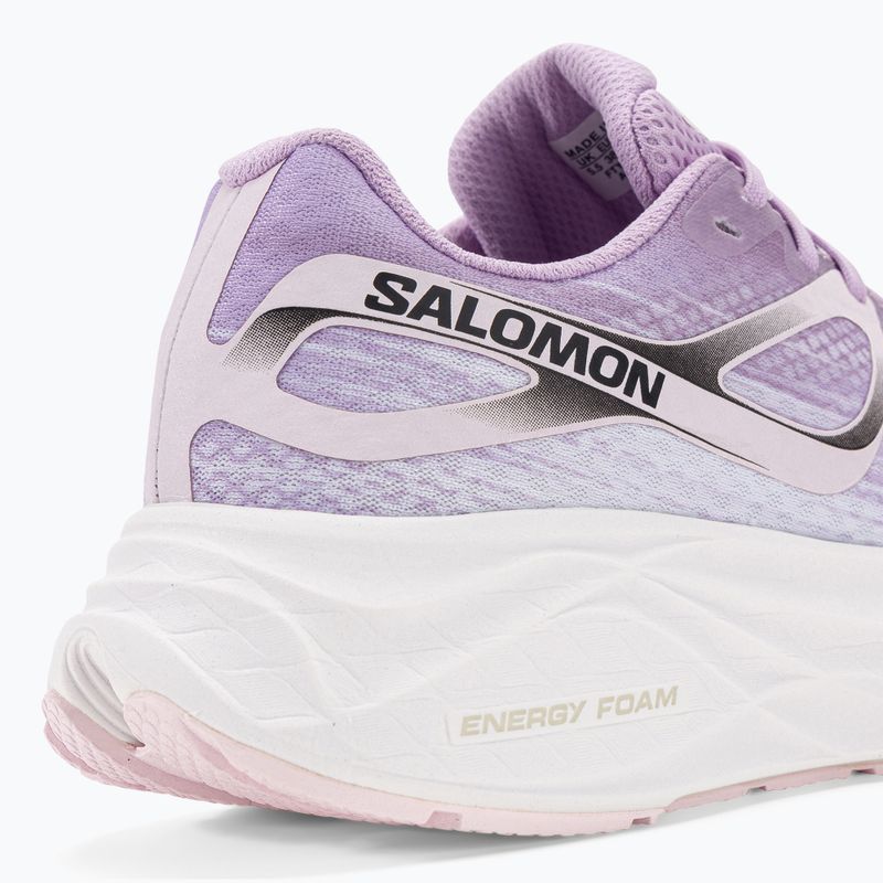 Női futócipő Salomon Aero Glide orchidea virág / bölcső rózsaszín / fehér 9