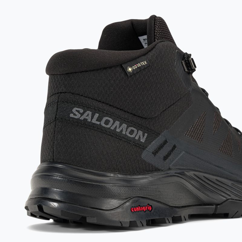 Salomon Outrise Mid GTX férfi túrabakancs fekete L47143500 9
