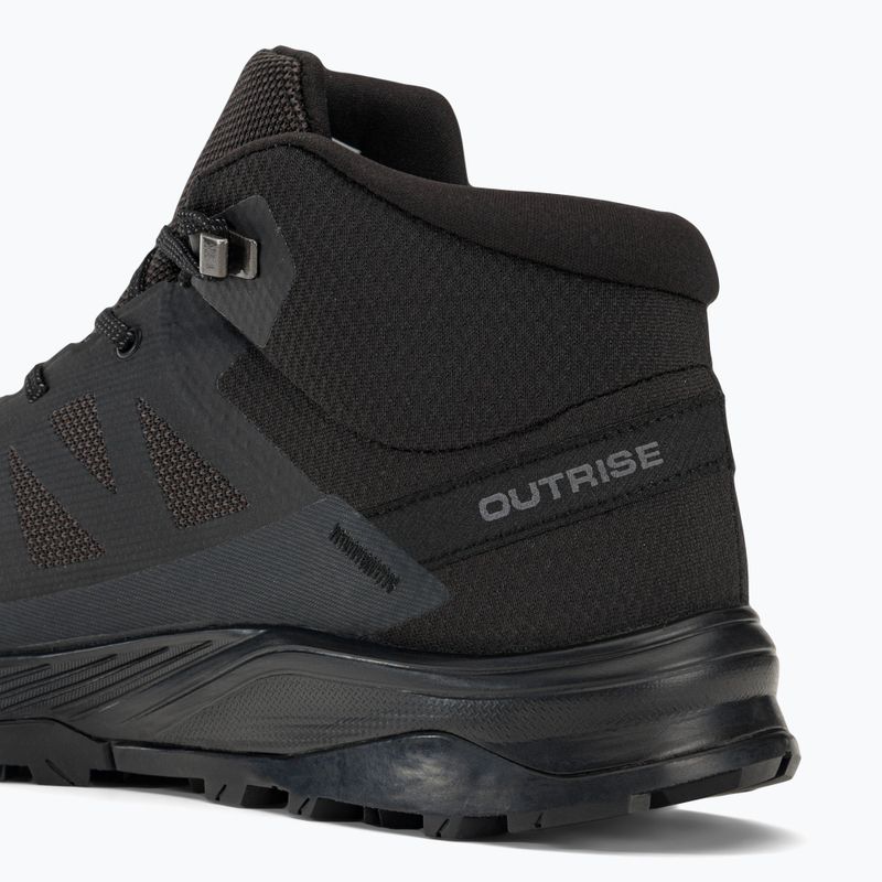 Salomon Outrise Mid GTX férfi túrabakancs fekete L47143500 10
