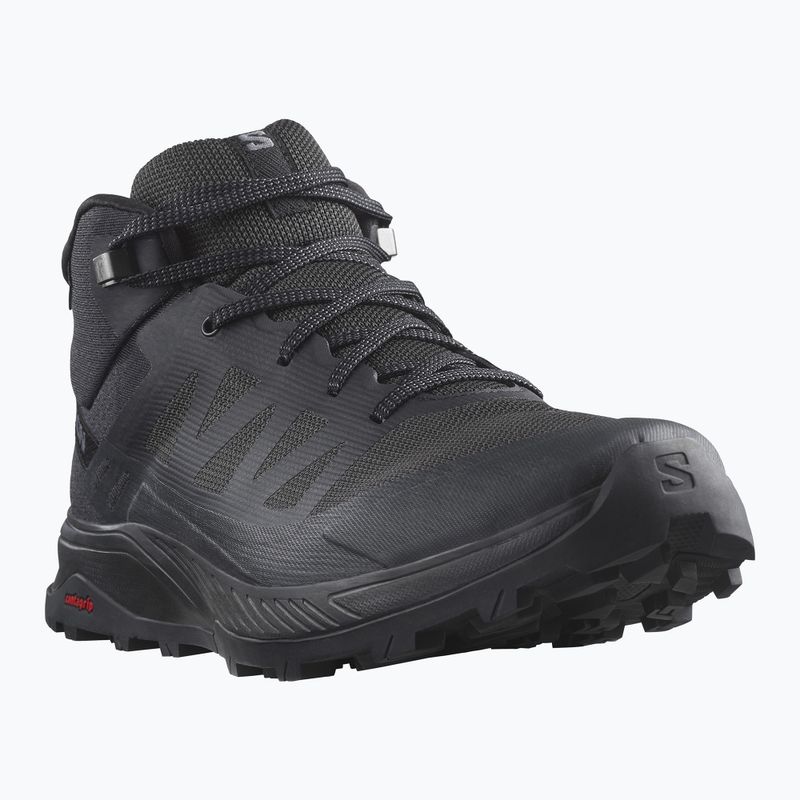 Salomon Outrise Mid GTX férfi túrabakancs fekete L47143500 11