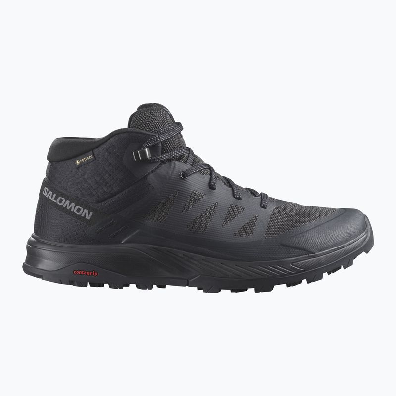 Salomon Outrise Mid GTX férfi túrabakancs fekete L47143500 12