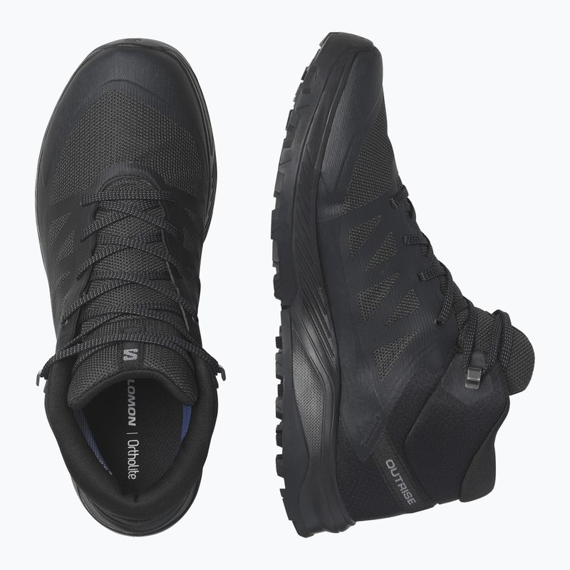 Salomon Outrise Mid GTX férfi túrabakancs fekete L47143500 15