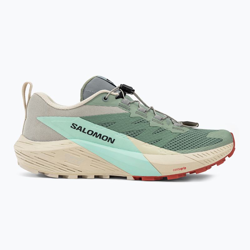 Salomon Sense Ride 5 Lily Pad/Rainy Day/Bleached Aqua női futócipő L47212300 2