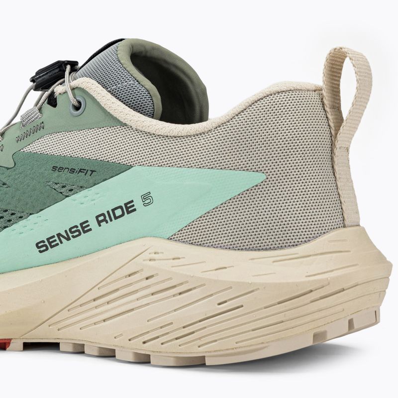 Salomon Sense Ride 5 Lily Pad/Rainy Day/Bleached Aqua női futócipő L47212300 12