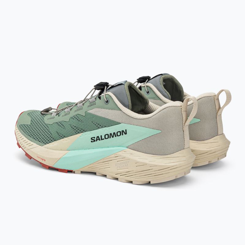 Salomon Sense Ride 5 Lily Pad/Rainy Day/Bleached Aqua férfi futócipő L47211700 4