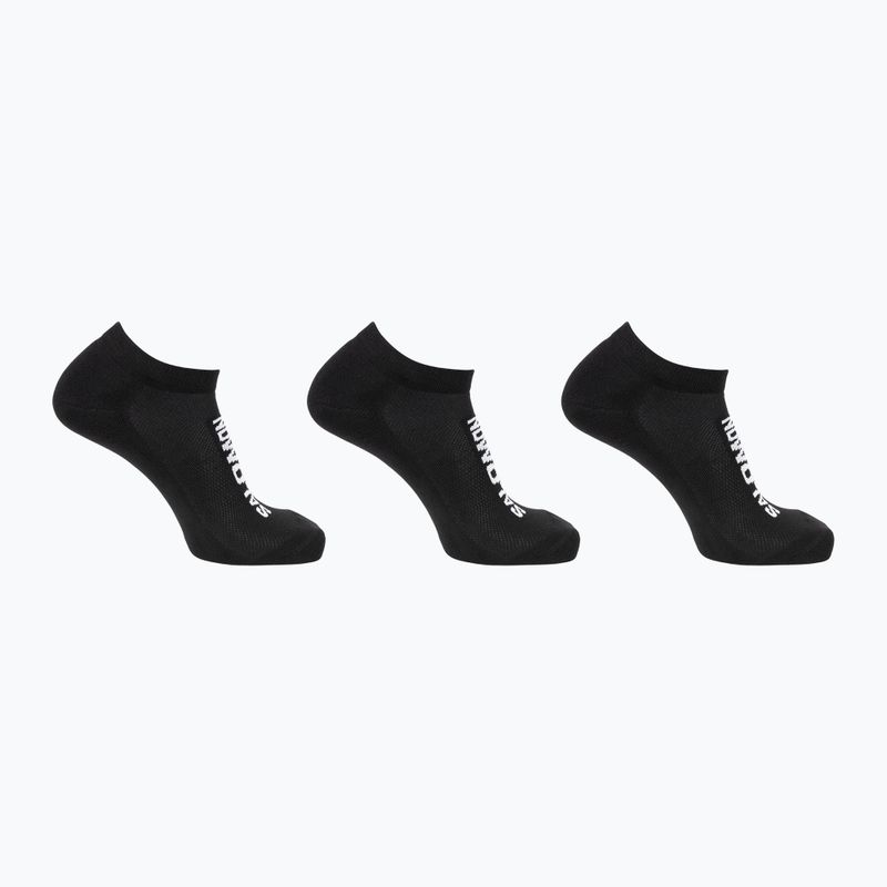 Zokni Salomon Everyday Low 3 pary black/black/black