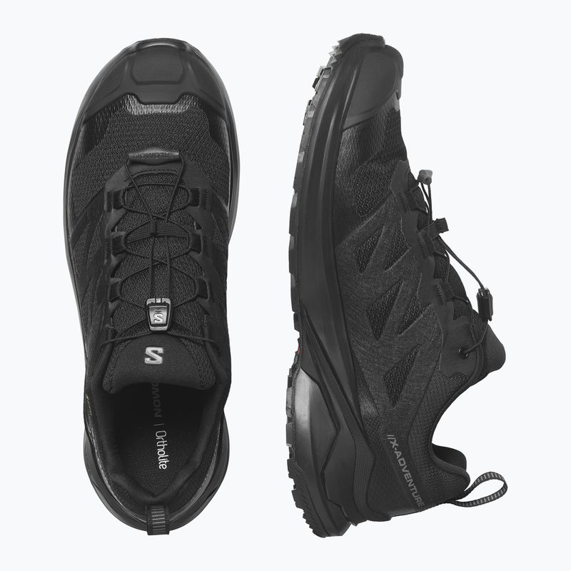 Férfi túracipők Salomon X-Adventure GTX Black/Black/Black 3