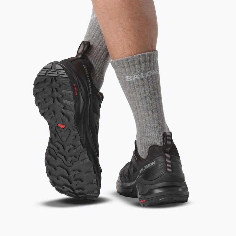 Férfi túracipők Salomon X-Adventure GTX Black/Black/Black 6