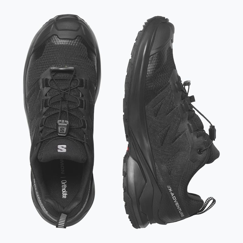 Női túracipők Salomon X-Adventure GTX Black/Black/Black 3
