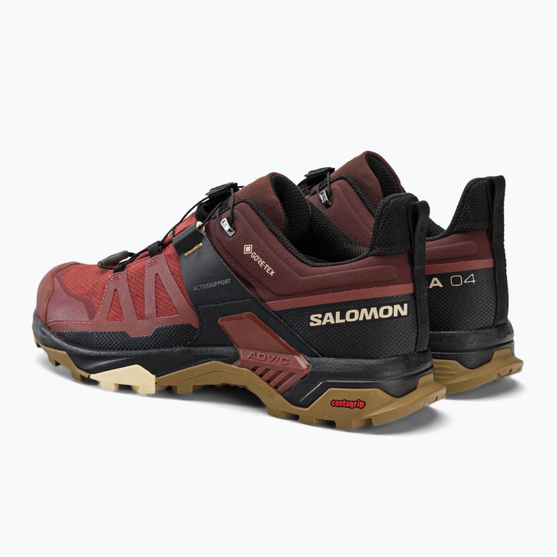 Férfi túrabakancs Salomon X Ultra 4 GTX bordó L47352700 3