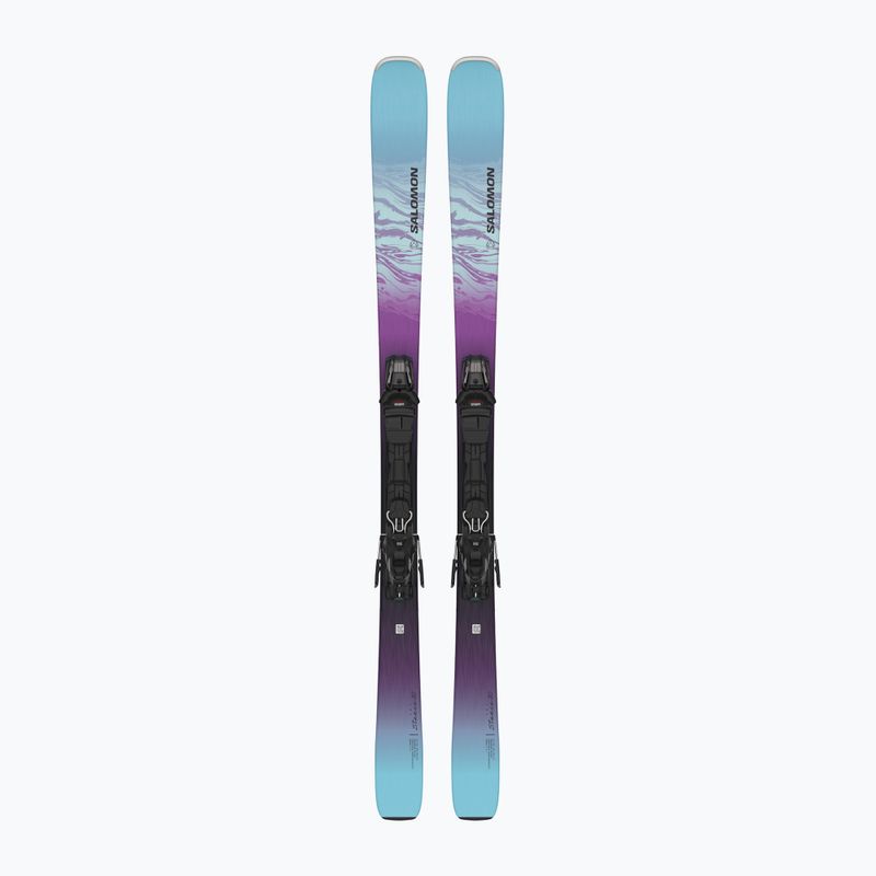 Női lesikló léc Salomon Stance W80 + kötés M10 GW black/dewberry/bleached aqua
