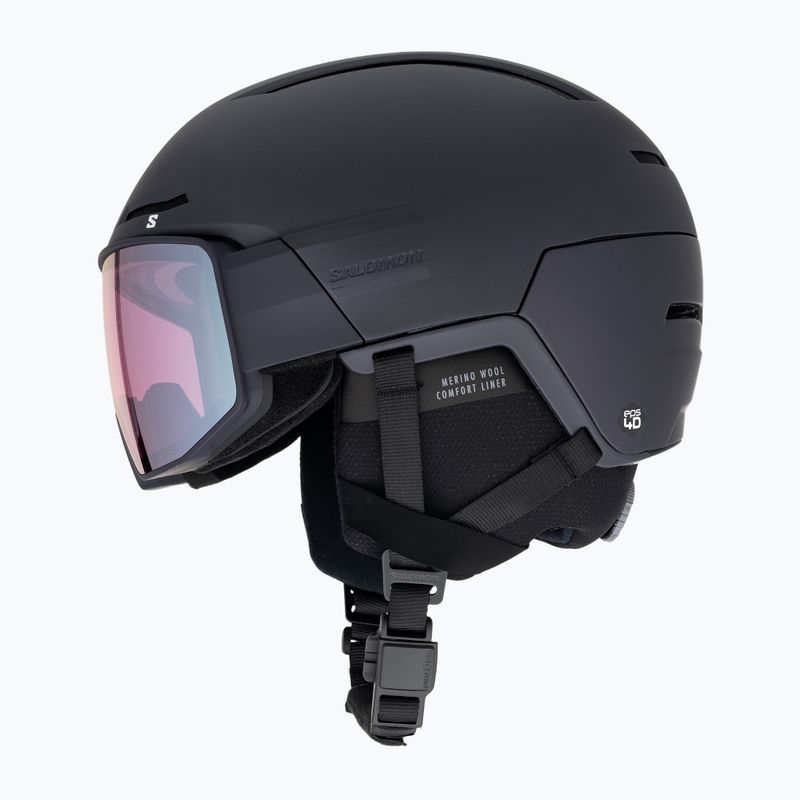Salomon Driver Prime Sigma Plus S2/S3 éjszakai árnyalat/ezüstös rózsaszín/égszínkék síbukósisak 5