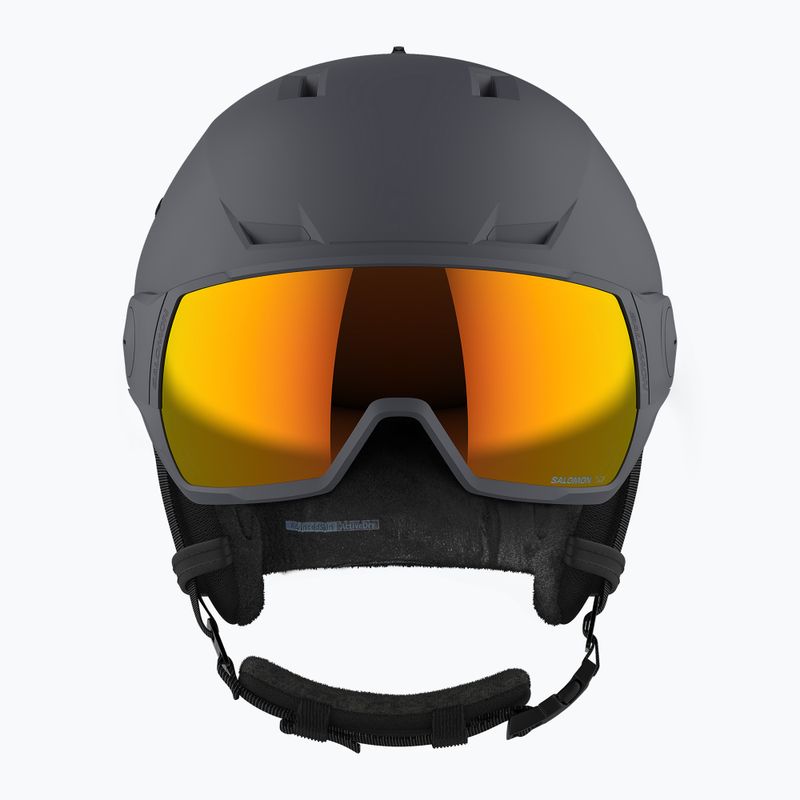 Salomon Pioneer LT Visor S2 síbukósisak ébenfa/piros 6