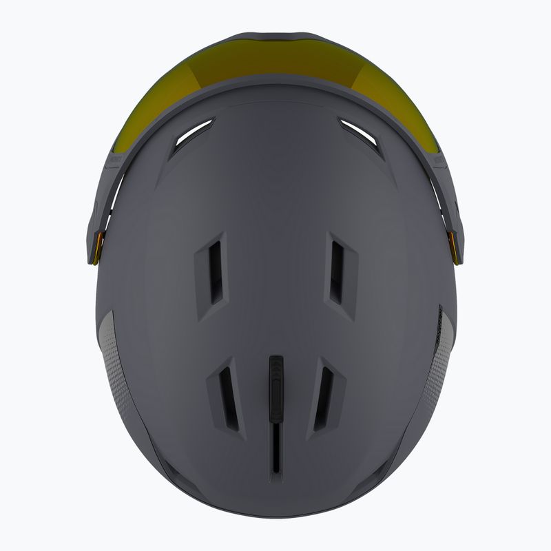 Salomon Pioneer LT Visor S2 síbukósisak ébenfa/piros 9