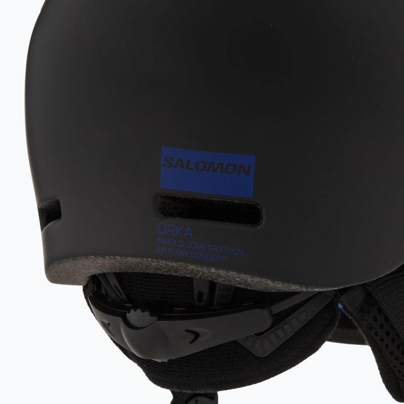 Gyerek sísisak Salomon Orka Visor black 8