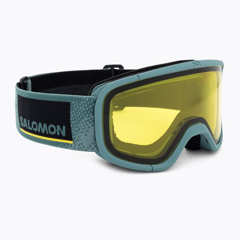 Salomon Lumi Flash atlanti kék/villogósárga gyermek síszemüveg