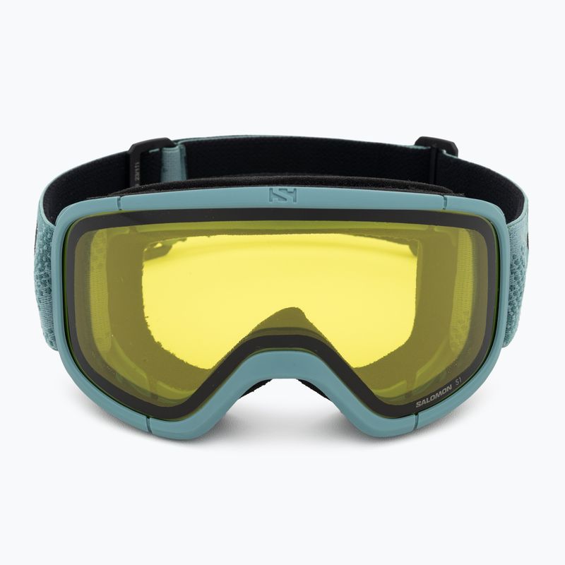 Salomon Lumi Flash atlanti kék/villogósárga gyermek síszemüveg 2