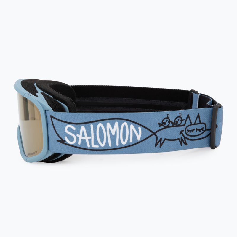 Gyerek síszemüveg Salomon Rio Jr smoke blue/flash gold 4
