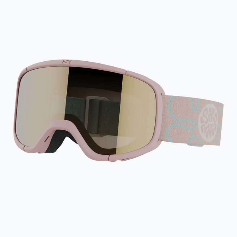 Gyerek síszemüveg Salomon Rio Jr tropical peach/flash gold